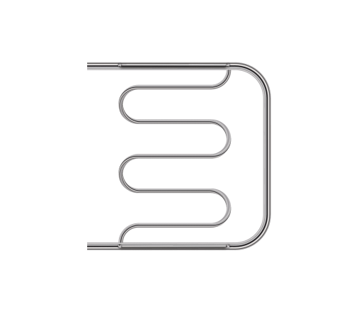 Полотенцесушитель водяной Primoclima Astra Л water Inox 500x500 мм PCAstraЛWInox5050