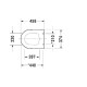 Сиденье для унитаза Duravit ME by Starck белое 0020010000