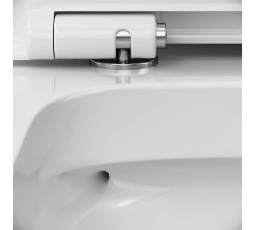 Унитаз-компакт AM.PM Gem безободковый с сиденьем микролифт C908601SC