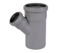 Тройник для внутренней канализации Ostendorf HTEA 75/50 мм 45° 113210