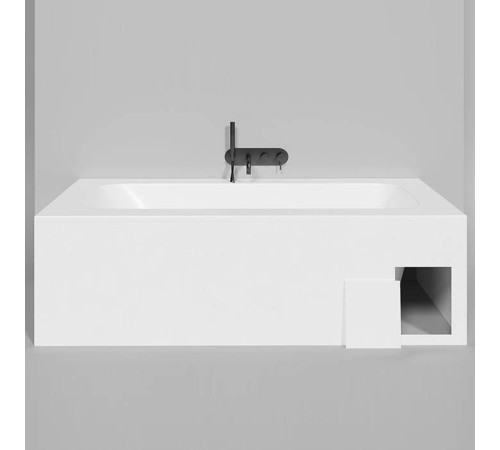 Ванна встраиваемая Salini Orlanda Plus 190х100х60 см S-Sense белый глянцевый 102114G