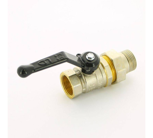 Кран шаровой LD Pride 3/4 НВ полнопроходной ручка с американкой 47.307.20