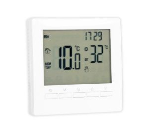 Термостат комнатный двухканальный Бастион TEPLOCOM TSFR-Prog-220/3A 936