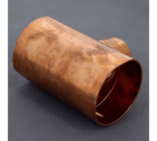 Тройник медный под пайку Viega 88.9х54х88.9 мм 634292