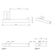 Держатель для туалетной бумаги Decor Walther Bar подвесной сталь матовая 0856676