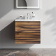 Тумба под раковину подвесная AM.PM Gem 60 см 2 ящика орех M90FHX0602HF