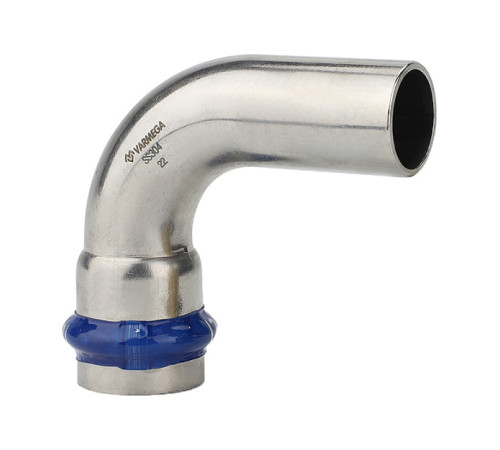 Угольник 90° однораструбный Varmega Inox Press 18 мм VM711001818