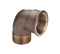 Угольник 90° Viega 1 1/2 НВ бронза 264123