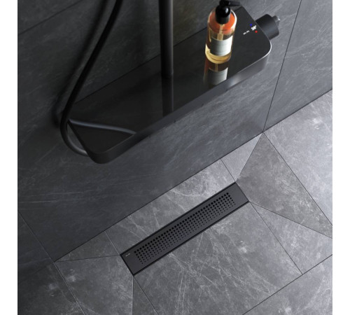 Трап для душа линейный AM.PM PrimeFlow универсальный затвор Cut Gradient 40 см W02SC-P11-040-01BM