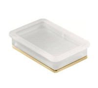 Мыльница настольная Colombo Design Lulu PVD золото матовое стекло B6240.HPS-VAN