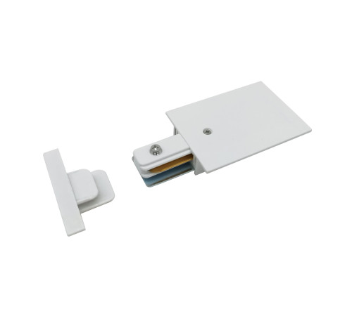 Ввод питания и заглушка торцевая для однофазного встраиваемого шинопровода белый TRPF-1-WH