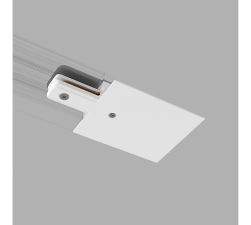 Ввод питания и заглушка торцевая для однофазного встраиваемого шинопровода белый TRPF-1-WH