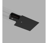 Ввод питания и заглушка торцевая для однофазного встраиваемого шинопровода черный TRPF-1-BK