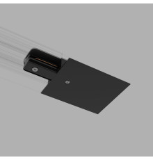 Ввод питания и заглушка торцевая для однофазного встраиваемого шинопровода черный TRPF-1-BK