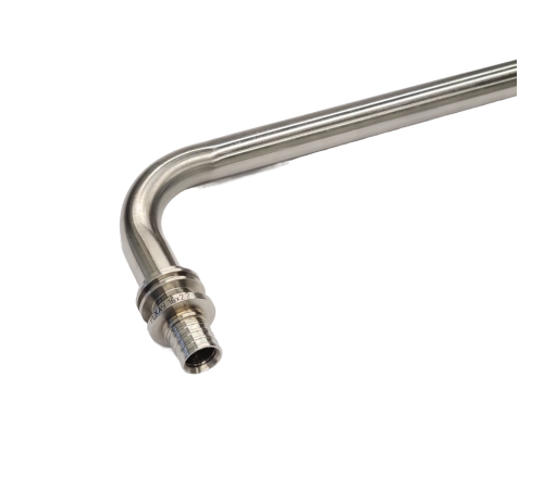 Трубка Г-образная для подключения радиатора REHAU RAUTITAN 20 мм 500 мм нержавеющая сталь 11096691001