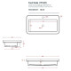 Раковина Artceram Fuori Scala 80х45 см встраиваемая с 1 отверстием белый TFL035 01 00