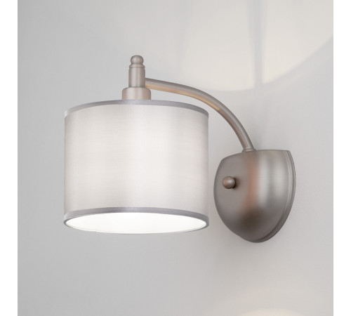 Бра с абажуром 60080/1 сатин-никель