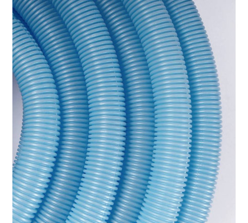 Труба гофрированная Uni-Fitt синяя 25 мм для труб 16-20 мм бухта 100 м 583B2510