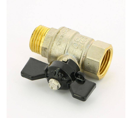 Кран шаровой LD Pride НВ 1/2 полнопроходной бабочка 47.302.15