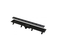 Душевой лоток Alca APZ10 850 мм черный матовый с решеткой APZ10BLACK-850M