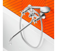 Смеситель для ванны и душа с душевым гарнитуром DORFF Vintage D6095000