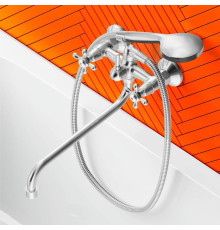 Смеситель для ванны и душа с душевым гарнитуром DORFF Vintage D6095000