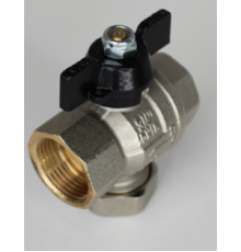 Кран шаровой Elsen с фильтром механической очистки 1 ВВ ручка-бабочка EV30.1010