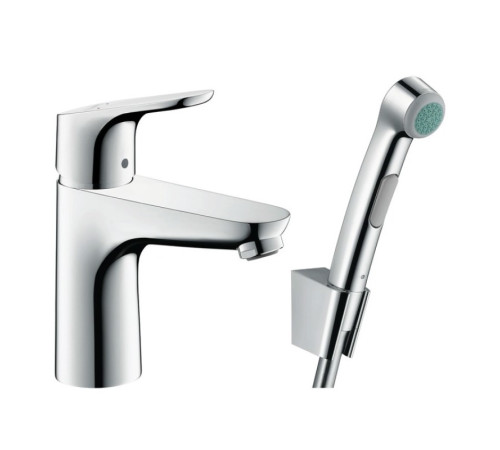 Смеситель для раковины Hansgrohe Focus 94 мм с гигиеническим душем 31927000