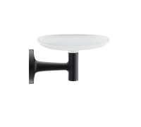 Мыльница Duravit Starck T 140х119 мм черная матовая 0099334600