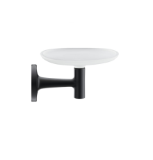 Мыльница Duravit Starck T 140х119 мм черная матовая 0099334600