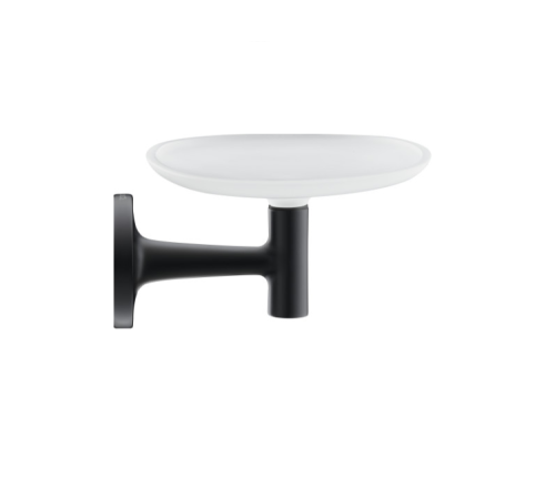 Мыльница Duravit Starck T 140х119 мм черная матовая 0099334600
