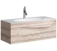 Тумба под умывальник подвесная Clarberg Papyrus-wood светлое дерево Pap-w.01.10/LIGHT