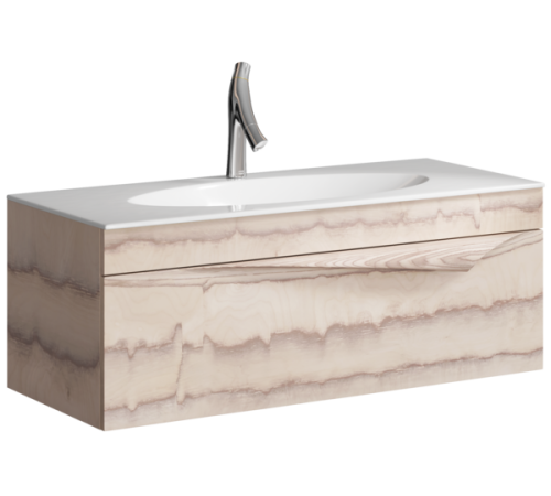 Тумба под умывальник подвесная Clarberg Papyrus-wood светлое дерево Pap-w.01.10/LIGHT