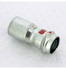 Муфта-вставка пресс из оцинкованной стали Viega Prestabo 28х22 мм 558543