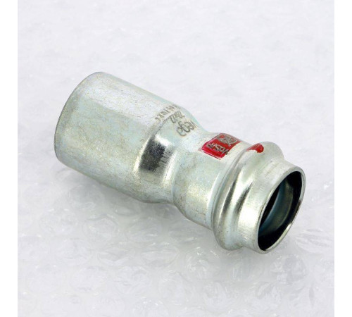 Муфта-вставка пресс из оцинкованной стали Viega Prestabo 28х22 мм 558543