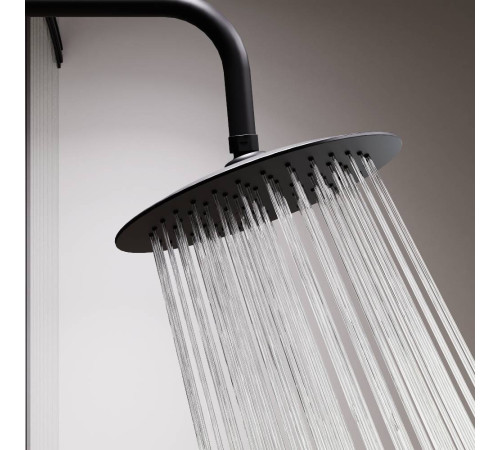 Верхний душ AM.PM Scandinavian Pure матовый черный 936050300