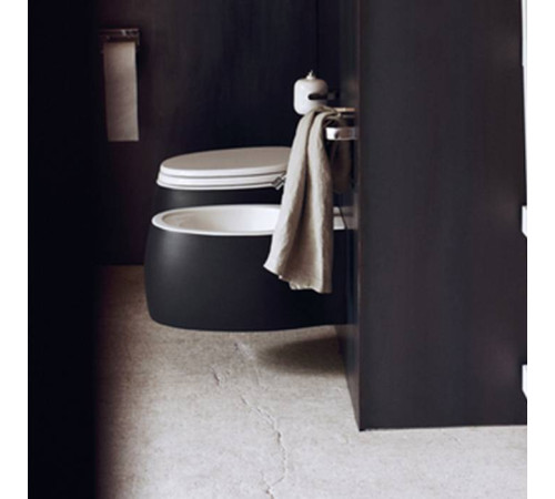 Унитаз подвесной Agape Pear 2 38х52.8х25.5 см сиденье микролифт темно-серый ACER0897WZG