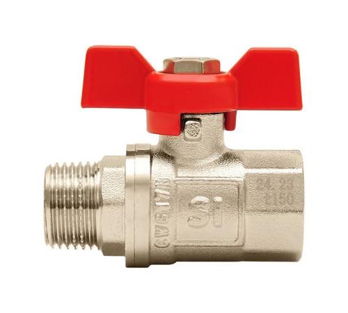 Кран шаровой Smart Install 3/4 ВР/НР бабочка 57132S