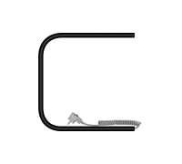 Полотенцесушитель электрический Primoclima Astra П E 50x50 см черный PCAstraПEBlack5050