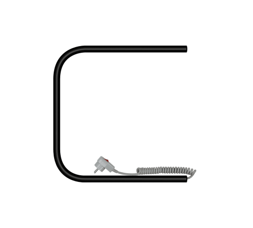 Полотенцесушитель электрический Primoclima Astra П E 50x50 см черный PCAstraПEBlack5050