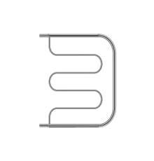 Полотенцесушитель водяной Primoclima Astra Ф 600x500 мм Inox PCAstraФWInox6050