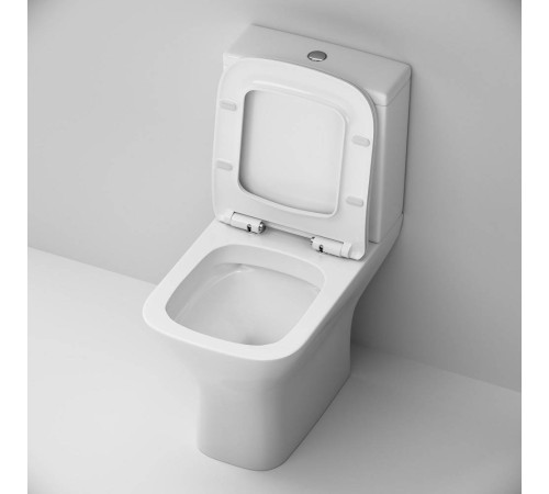 Унитаз-компакт AM.PM Gem безободковый с сиденьем микролифт C908601SC