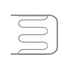 Полотенцесушитель водяной Primoclima Astra Л water Inox 500x600 мм PCAstraЛWInox5060