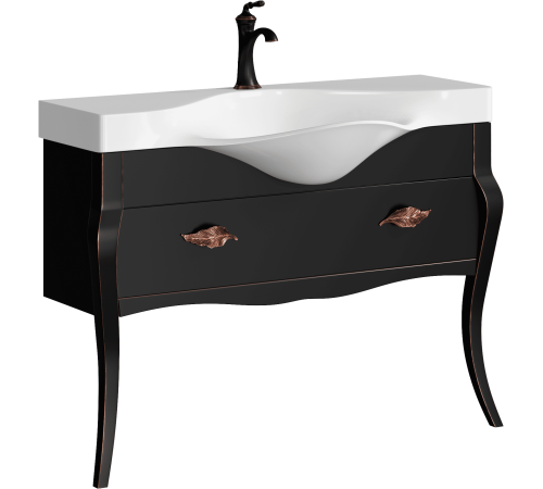 Тумба под умывальник Cezares Borgia 1150х850х550 мм черный BOR0111BLK