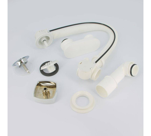 Слив-перелив для ванны Alcaplast A51CR полуавтомат малая пробка хром A51CR