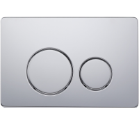 Панель смыва AQUAme нержавеющая сталь хром AQM4111CR