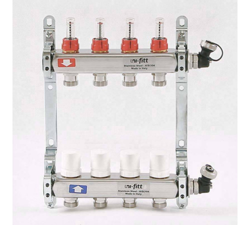 Коллекторная группа Uni-Fitt 415S 1 x 3/4 EK 4 выхода 450I4304