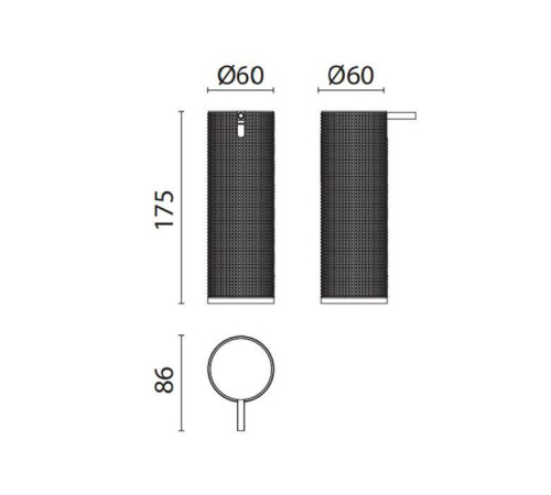 Дозатор для жидкого мыла Oasis Defile настольный золото 0AGD020OR
