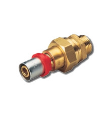 Муфта с наружной резьбой и накидной гайкой Tiemme 20x2.0 мм - 1/2 1650250