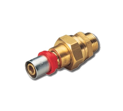 Муфта с наружной резьбой и накидной гайкой Tiemme 20x2.0 мм - 1/2 1650250